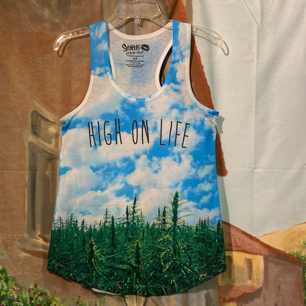Spencer’s High on Life tank top